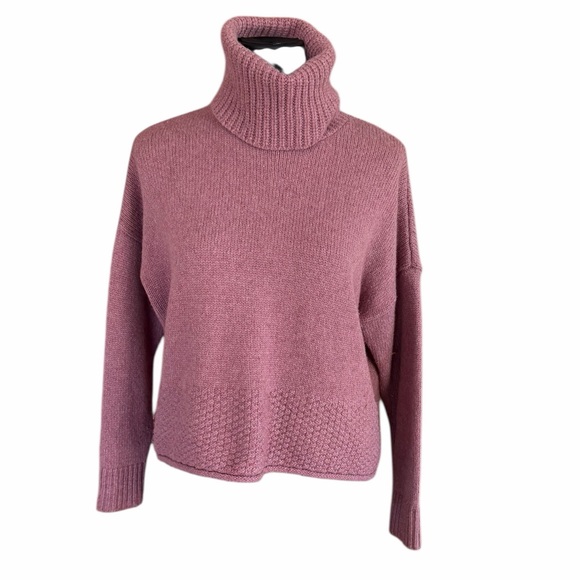 Cozy Madewell Soft Wool Blend Turtleneck Sweater Size S - Picture 3 of 7